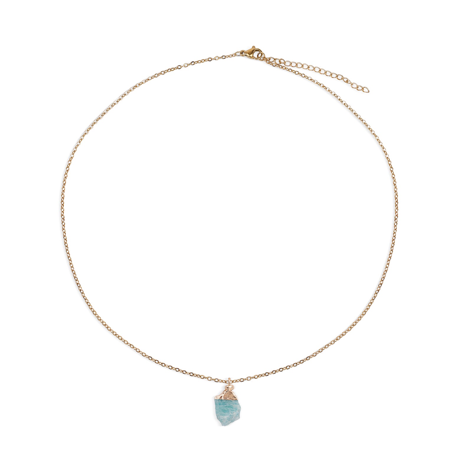 Collier en Émeraude naturelle - Mai (pierre brute)