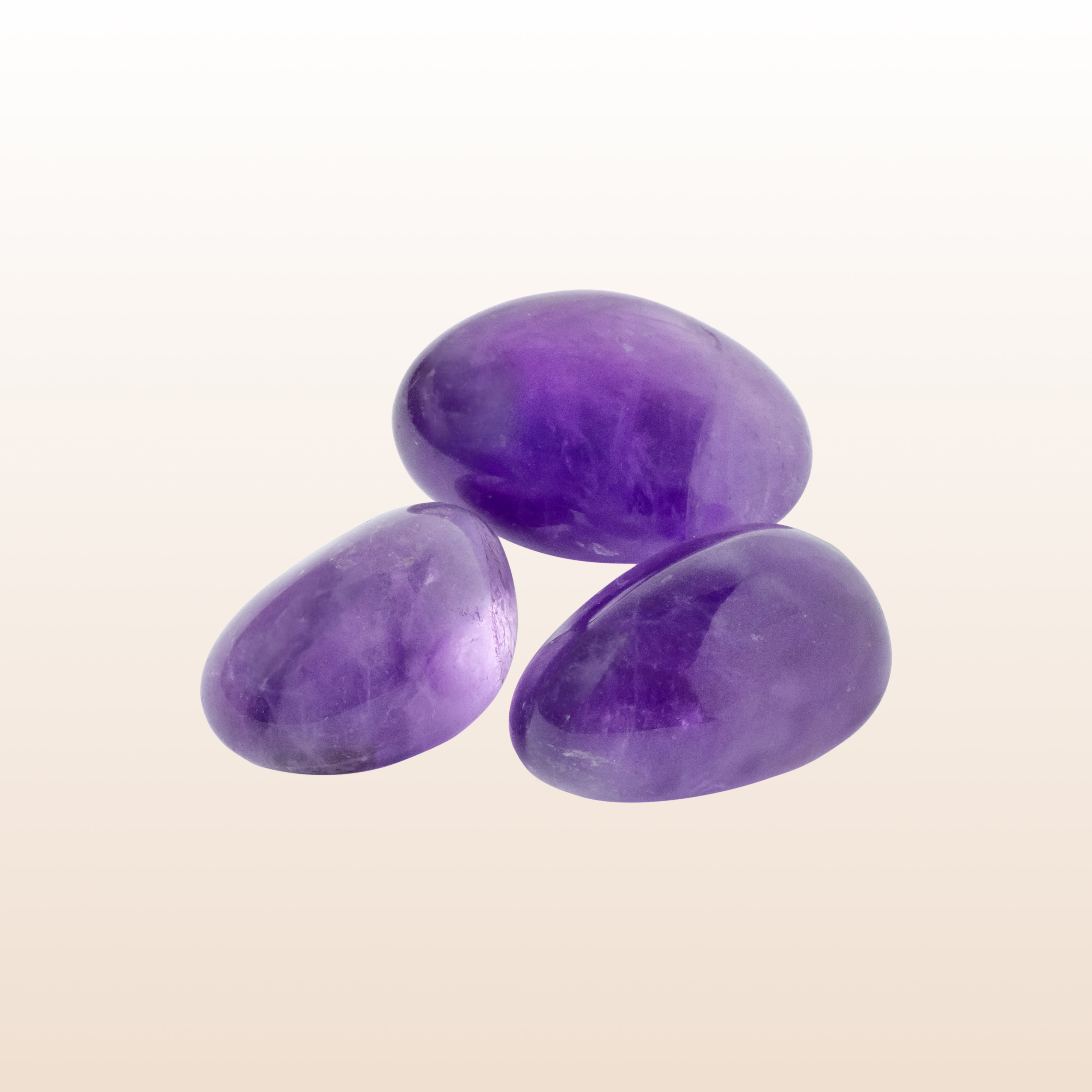 Amethyst tumbled stone