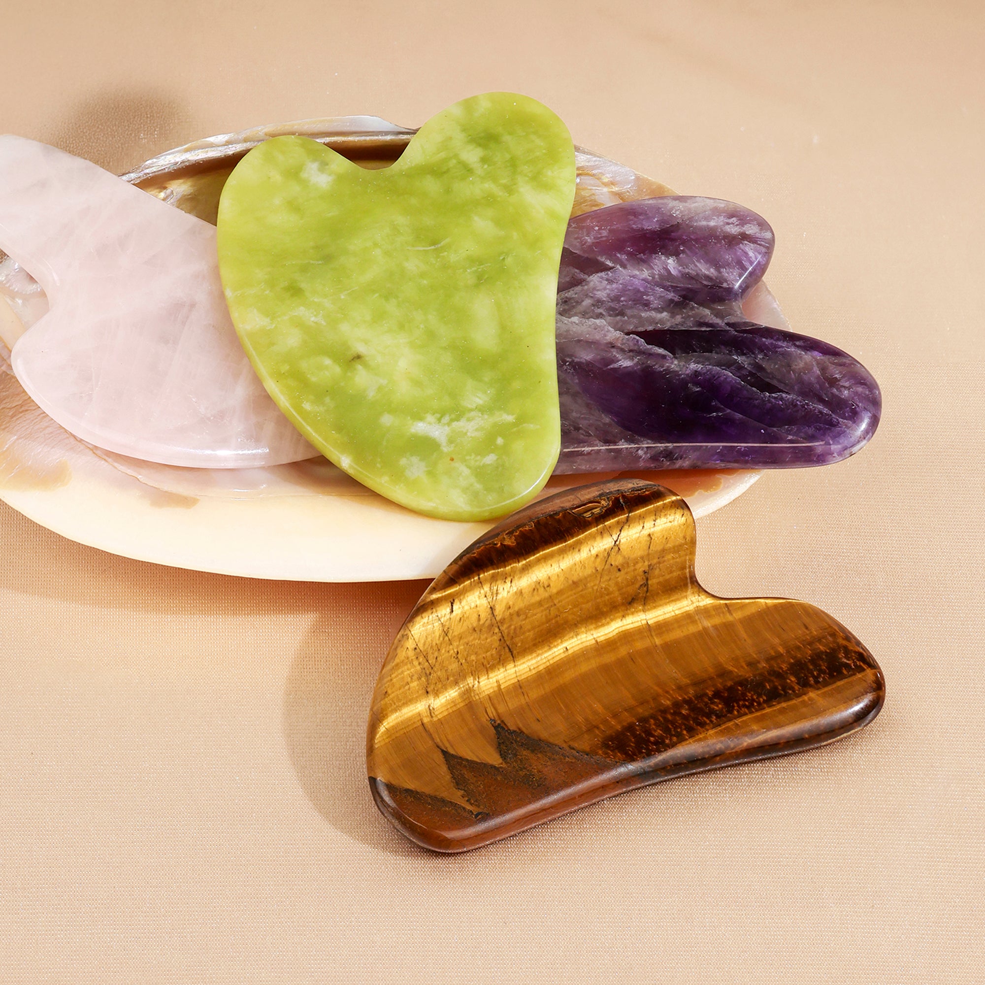 Gua Sha en pierre naturelle