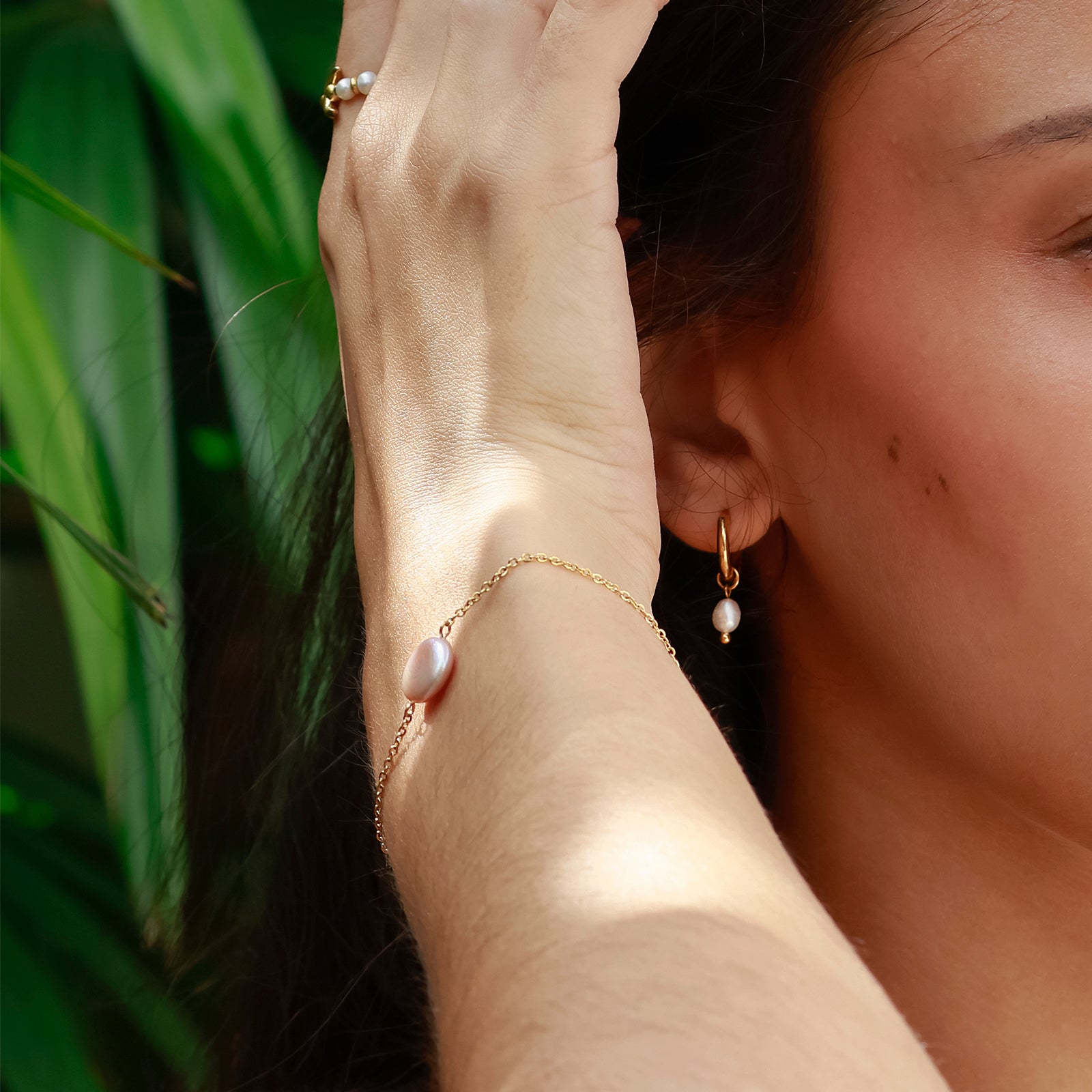 Bracelet Perla – Véritable perle organique & dorure 18K