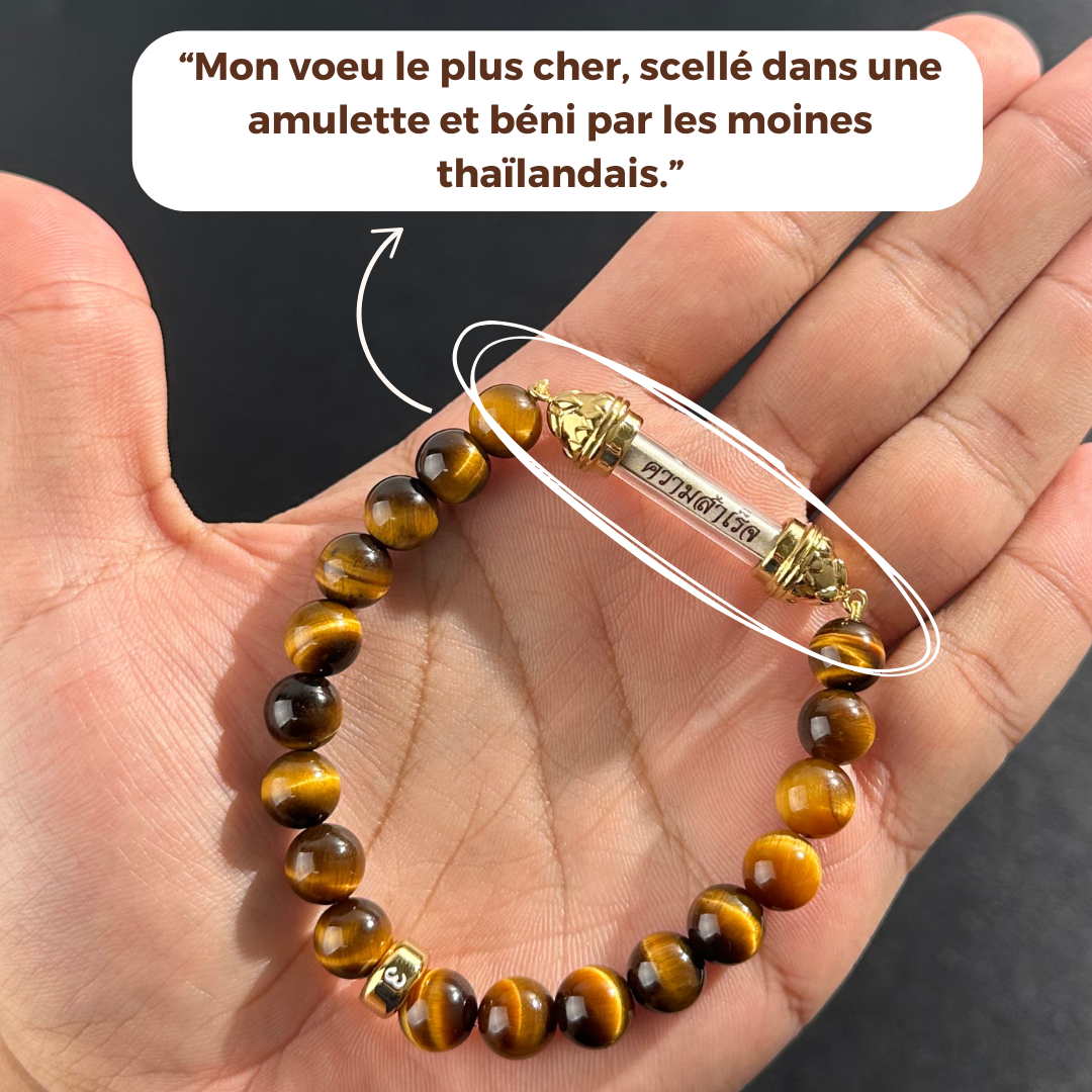 Bracelet de Vœu Sacré - Bénédiction Personnalisée