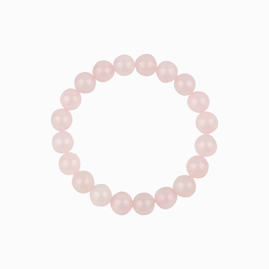 Bracelet en Quartz rose - Amour et Guérison Émotionelle - Qualité A