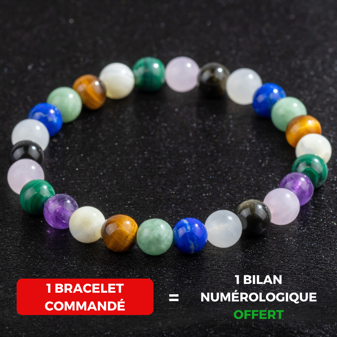 Bracelet Ancre de vie - 100% Personnalisé - Conçu selon votre Numérologie