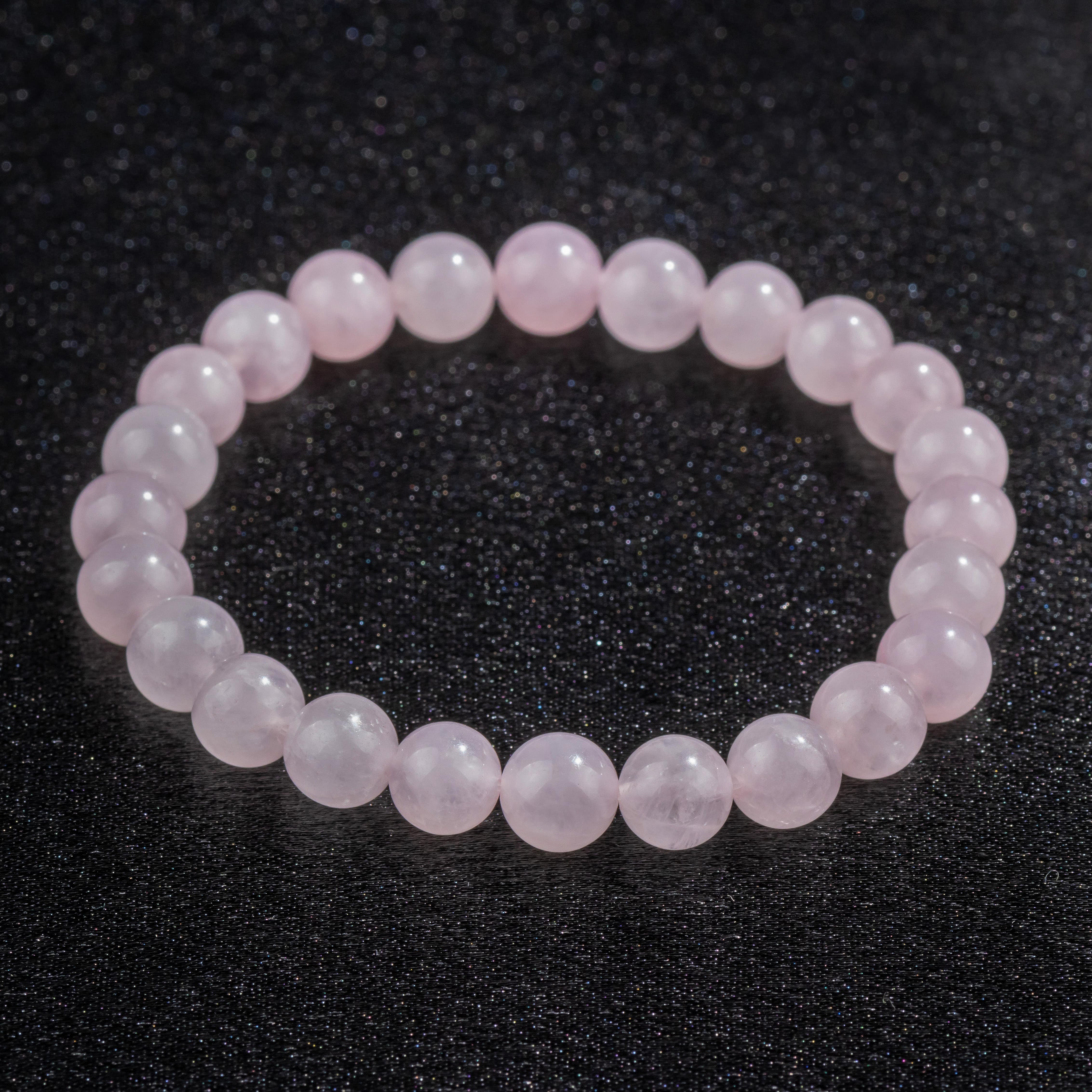 Bracelet en Quartz rose - Amour et Guérison Émotionelle - Qualité A