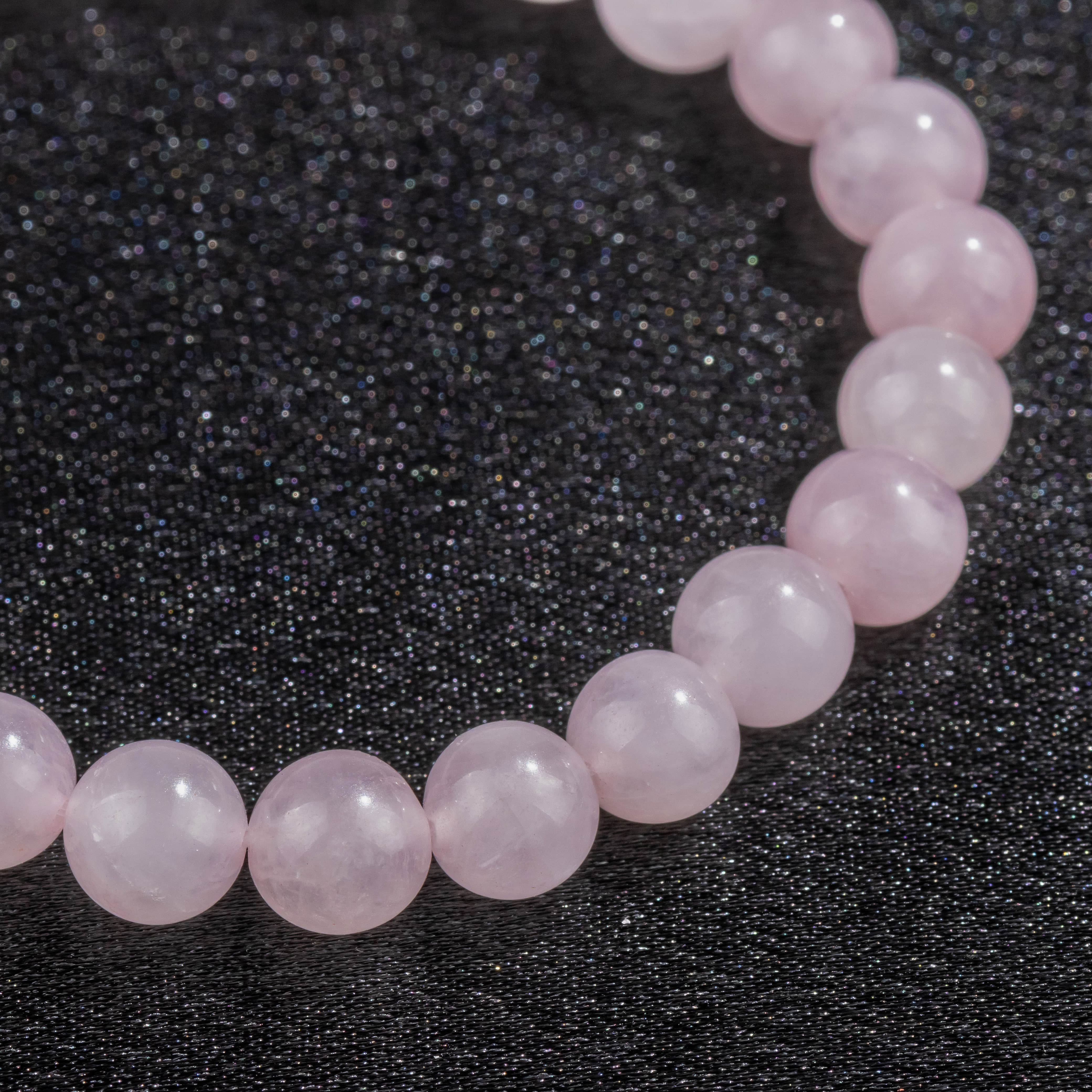 Bracelet en Quartz rose - Amour et Guérison Émotionelle - Qualité A