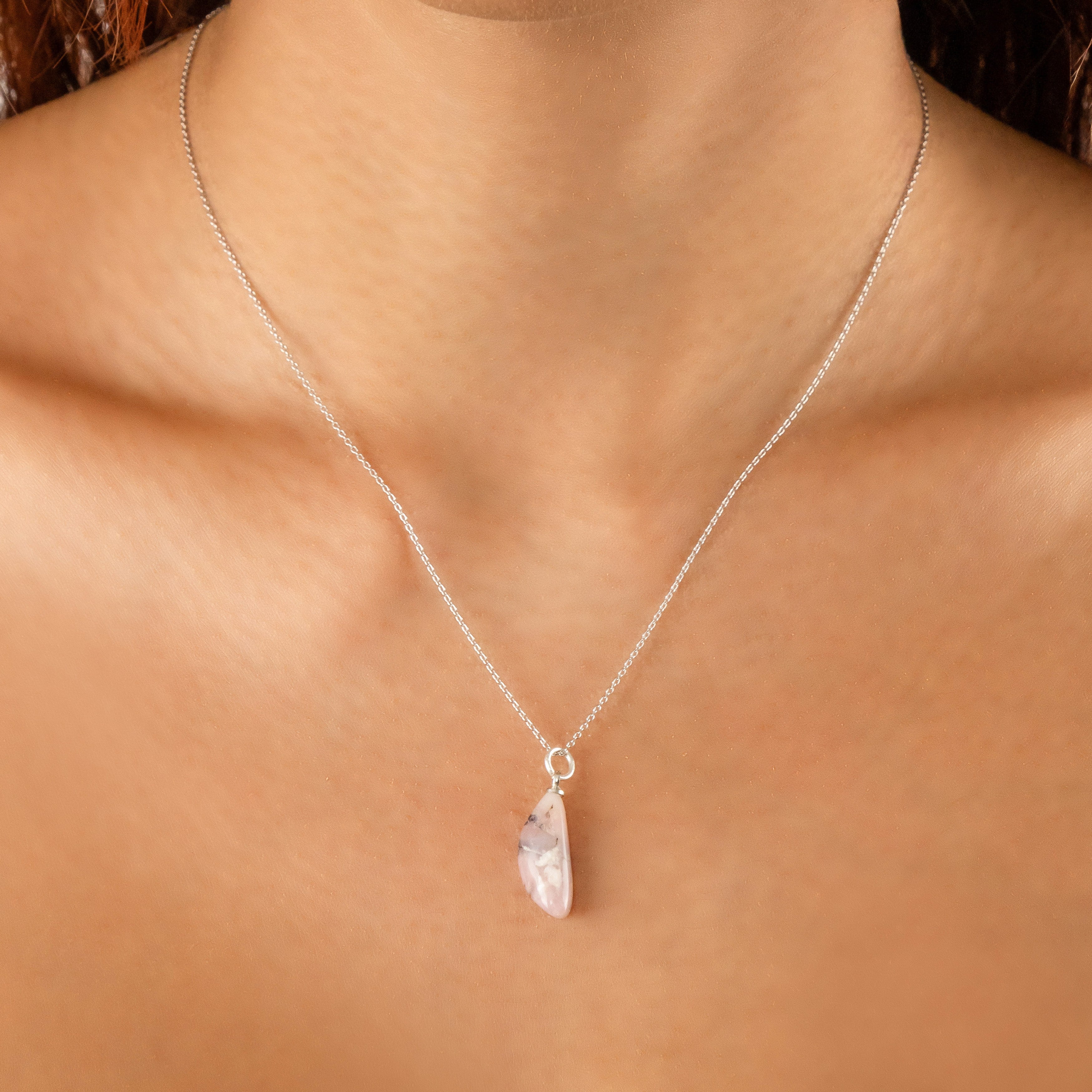 Pink Opal Necklace