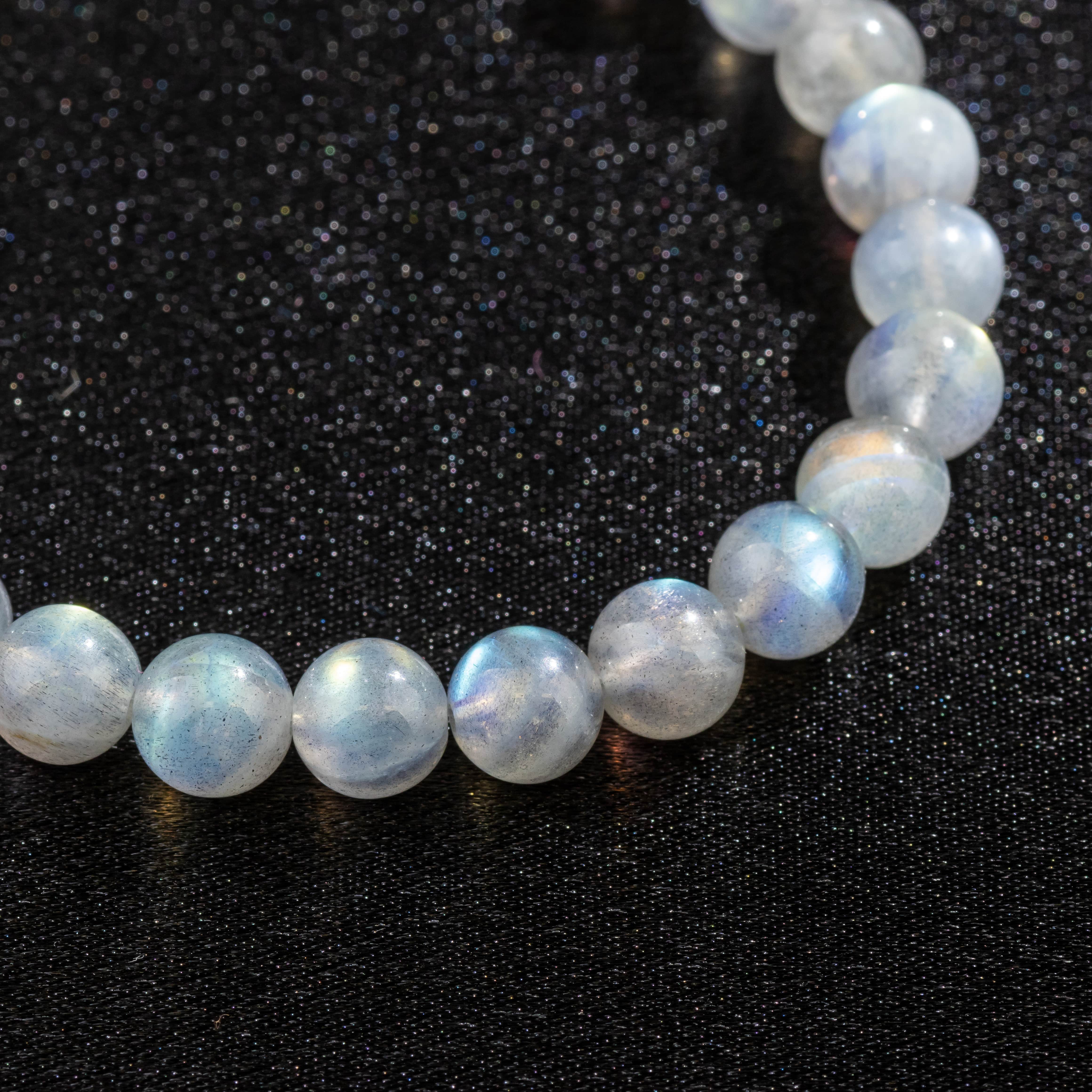 Bracelet Homme en Labradorite naturelle qualité AAA (boules 8mm)